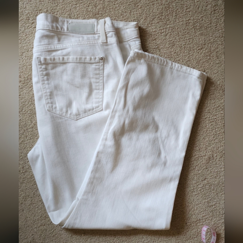 DKNY White Jeans